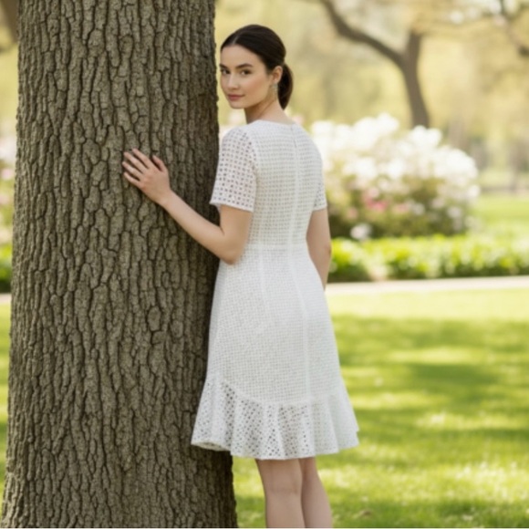 HD in Paris Georgia Eyelet Dress by Anthropologie - Picture 5 of 12